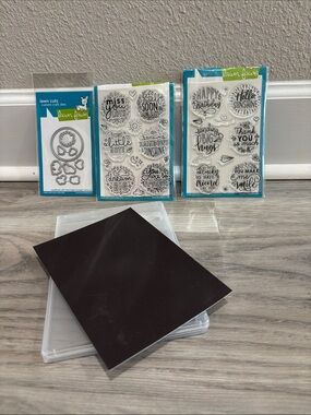 Lawn Fawn Magic Memories and More Magic Memories with die stamp sets